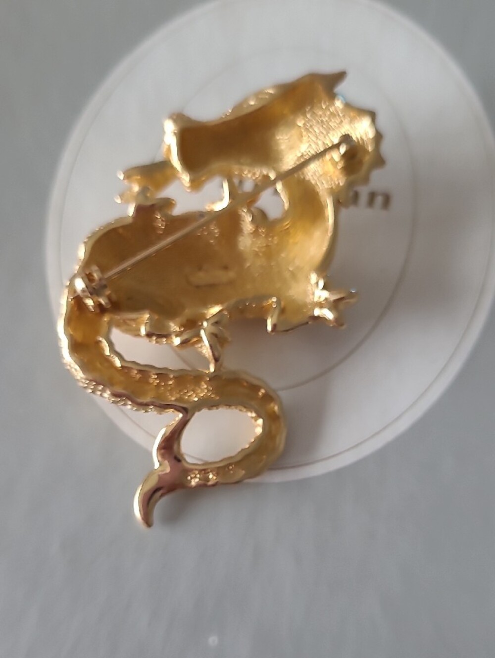 Dior Gold Dragon Brooch - Picture 6 of 6